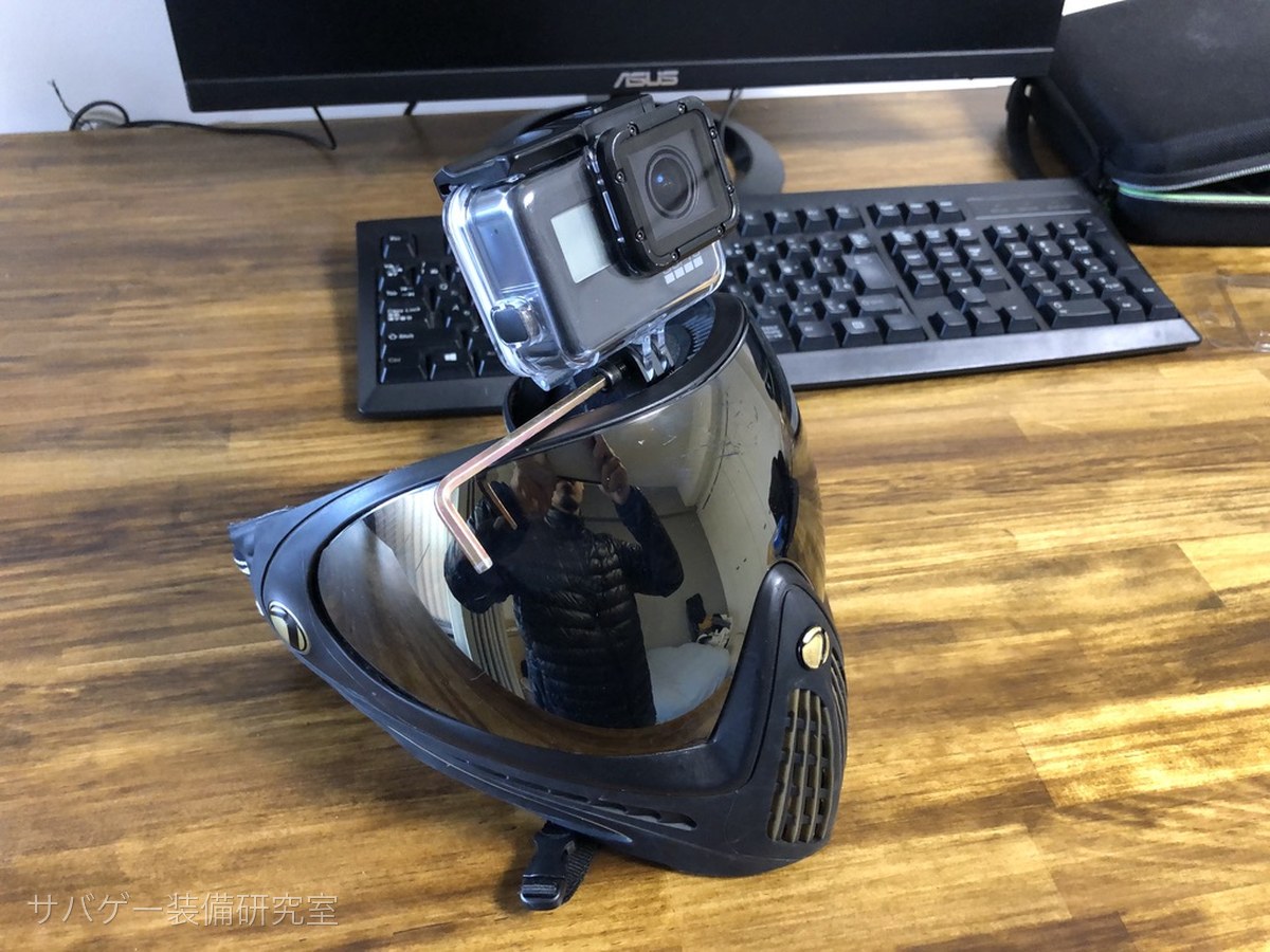 サバゲー用カメラ装備一式（Dyeマスク・GoPro HERO5・HK Armyマウント）