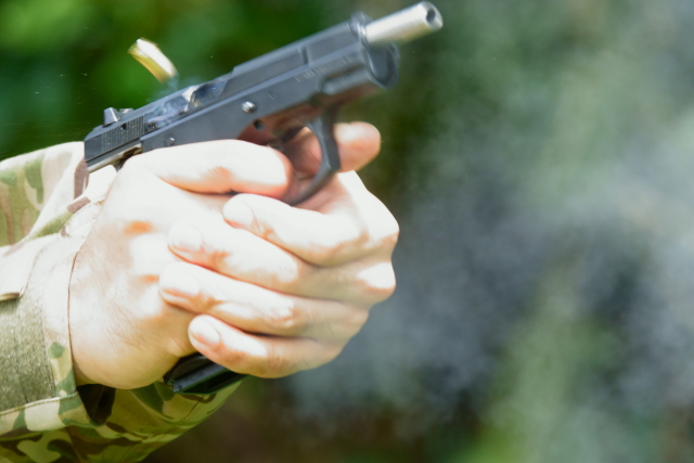 ガスガンの初速