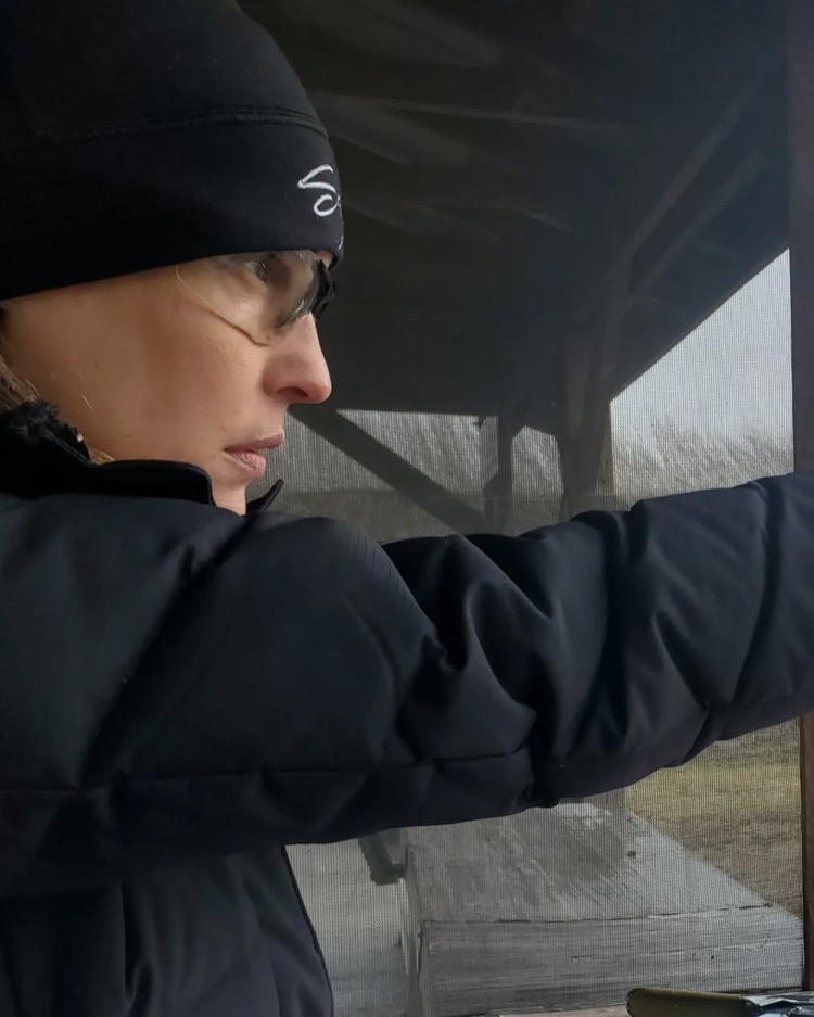 冬場の屋外シューティング