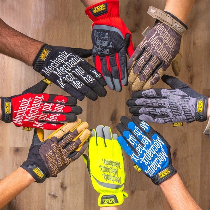 Mechanix Wearグローブのカラーバリエーション