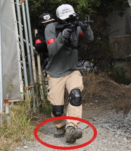 タクティカルブーツ 管理人装備