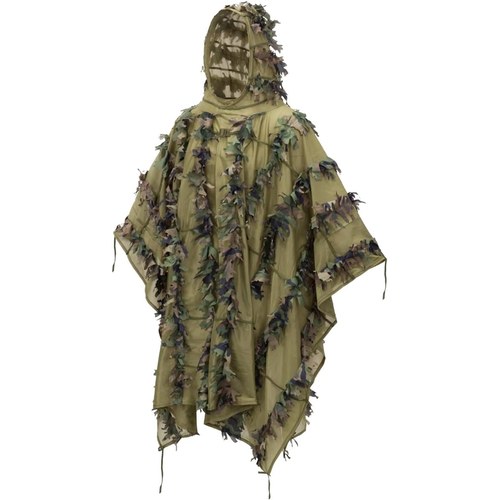 Helikon-Tex Leaf Ghillie ポンチョ USウッドランド