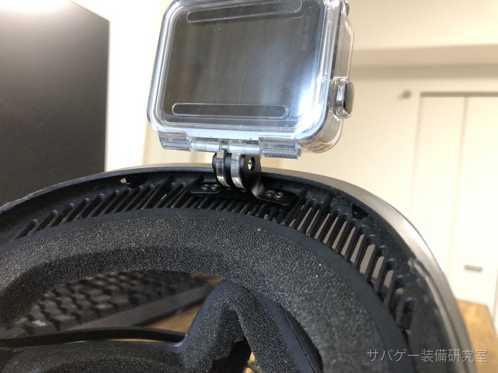 GoPro Super Suit ハウジング装着・マスク取付部詳細