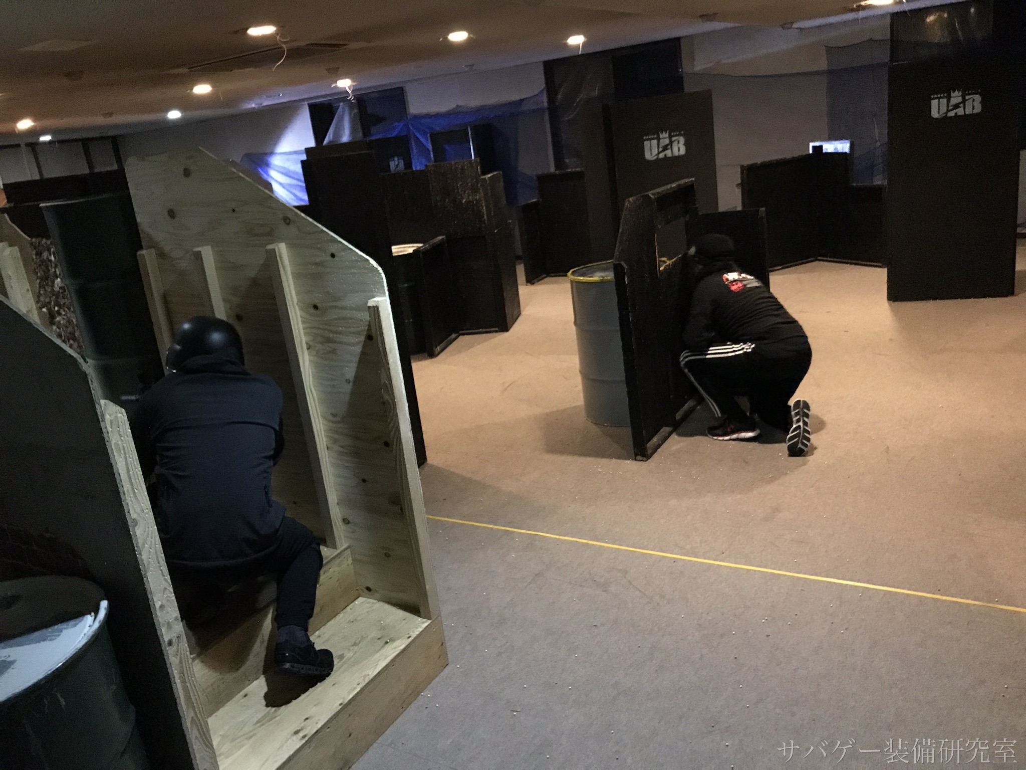 屋内サバゲーフィールド