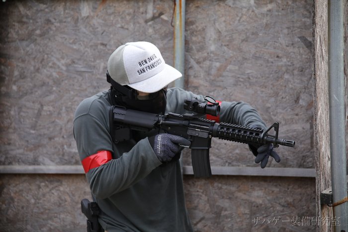 CQB-Rでフィールドを戦う様子