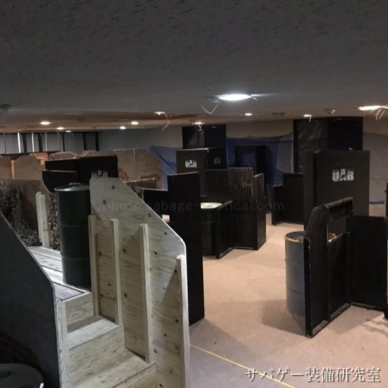 屋内フィールド(インドア)のゲームエリア