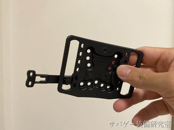 実物Omnivore付属のベルトループ・プラットフォーム正面