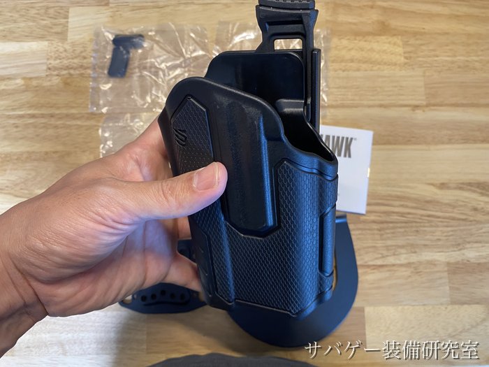 実物Omnivoreホルスター本体の正面