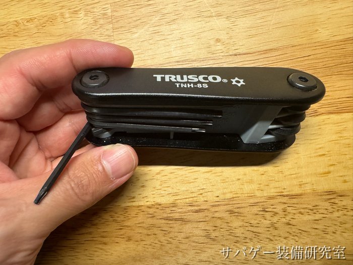 管理人が使ったトラスコ中山のトルクスレンチのセット（TNH8S・ナイフ式）