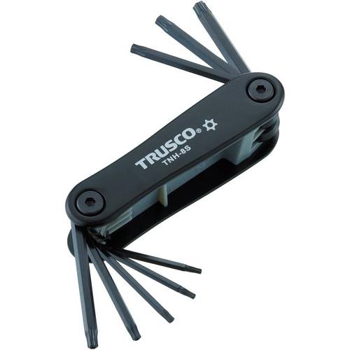 トラスコ中山 ヘックスローブレンチセット ナイフ式 TNH8S（トルクス8本組）