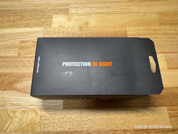bolle X810の箱の裏（PROTECTION IN SIGHT）