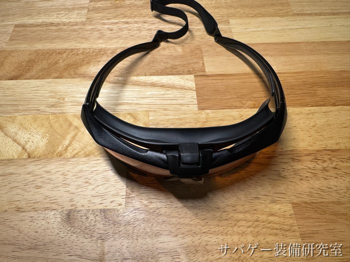 ガスケットの通気の切り替えの部品を開けた位置にしたところを上から