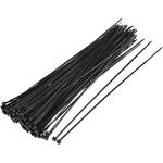 uxcell 結束バンド 幅2mm 長さ203mm 黒 100本